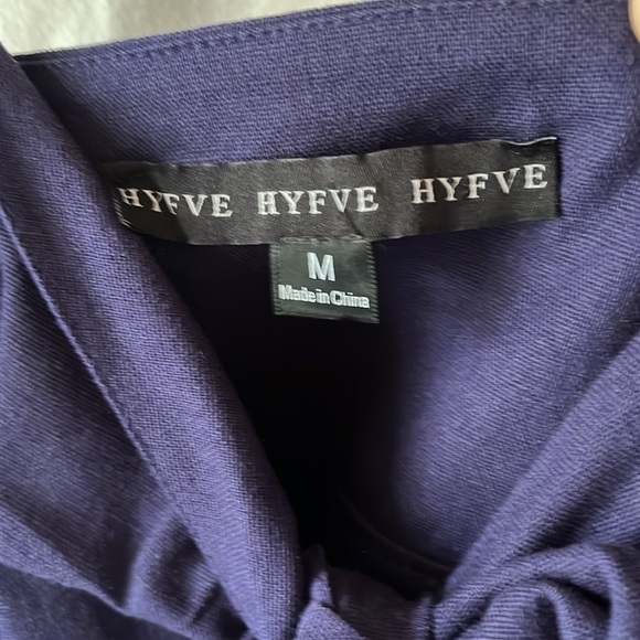 HYFVE HYFVE HYFVE size M navy blue button down thin strap dress - Picture 2 of 6